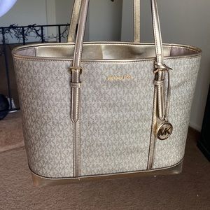 MK Gold tote bag * with bag organizer * 💛